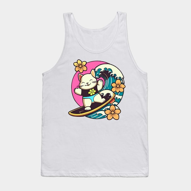 Kauai Kawaii Kitty Tank Top by Kona Cat Creationz